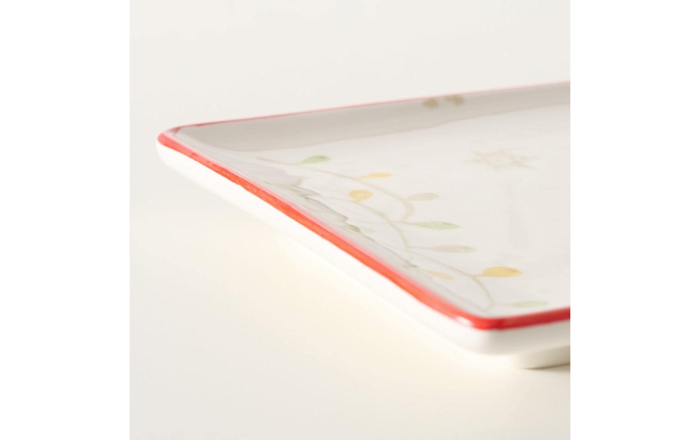 Boltze Servierplatte Noelo Keramik, 35 x 16 cm