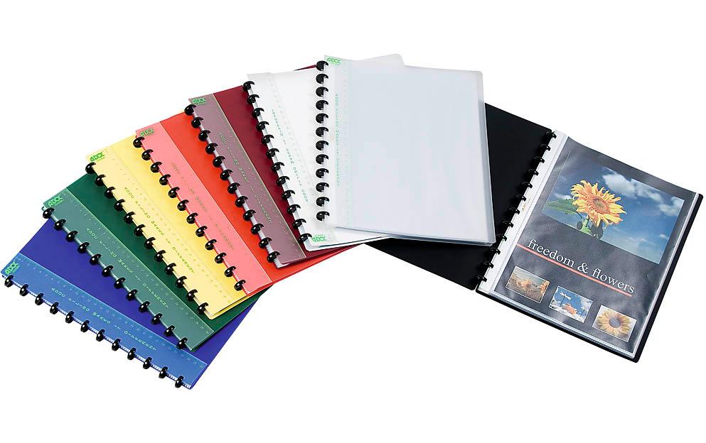 Adoc Sichtbuch Bind-Ex A4, 30 Taschen, Tranpsarent