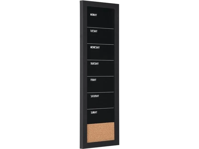 Bi-Office Minikreidetafel Wochenplaner 90 x 30 cm