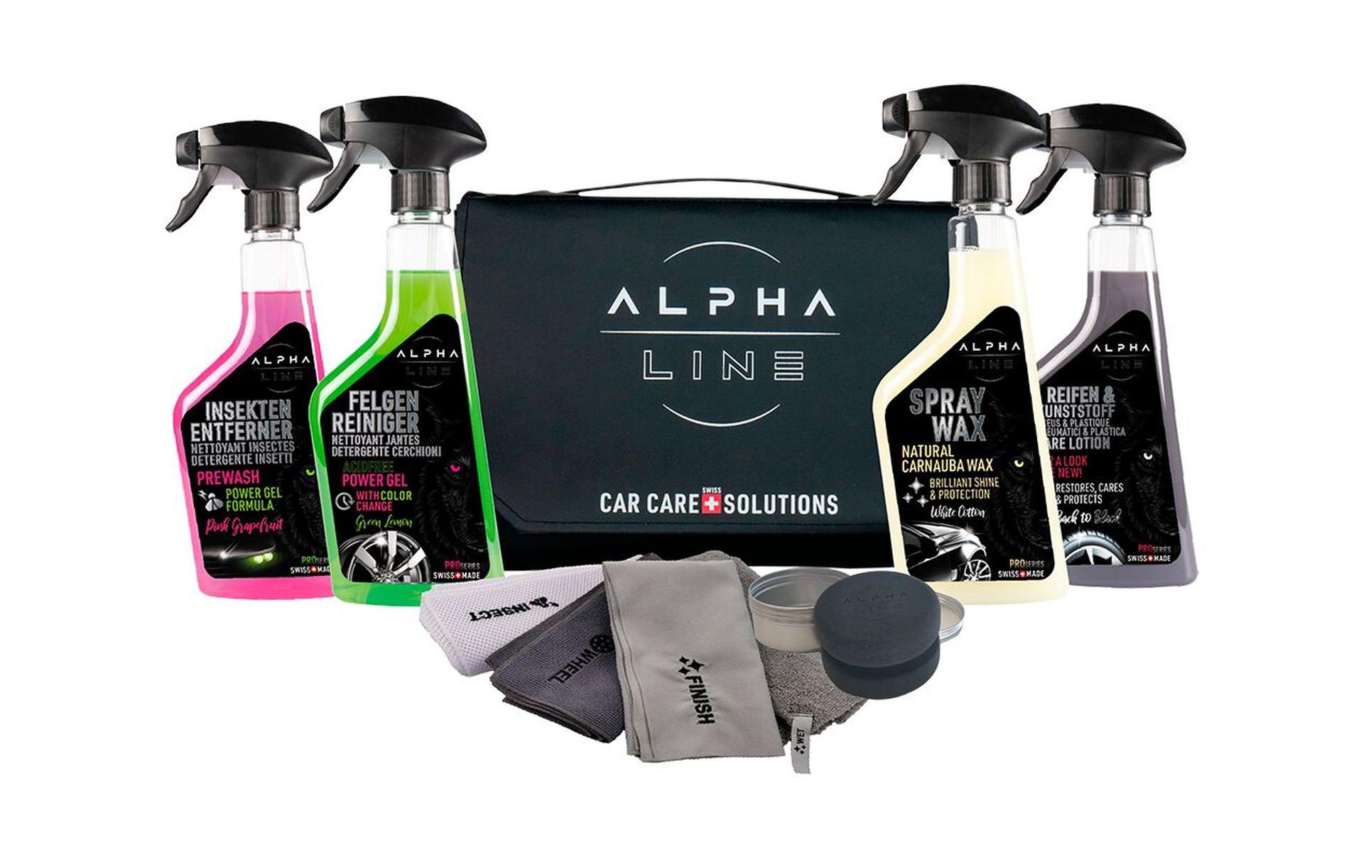 Alpha Line Car Care Set in Tasche 9-teilig Alpha Line Car Care Set in Tasche 9-teilig
