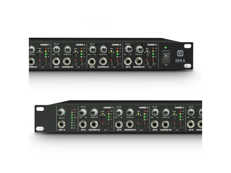 LD Systems Kopfhörerverstärker HPA 6 LD Systems Kopfhörerverstärker HPA 6