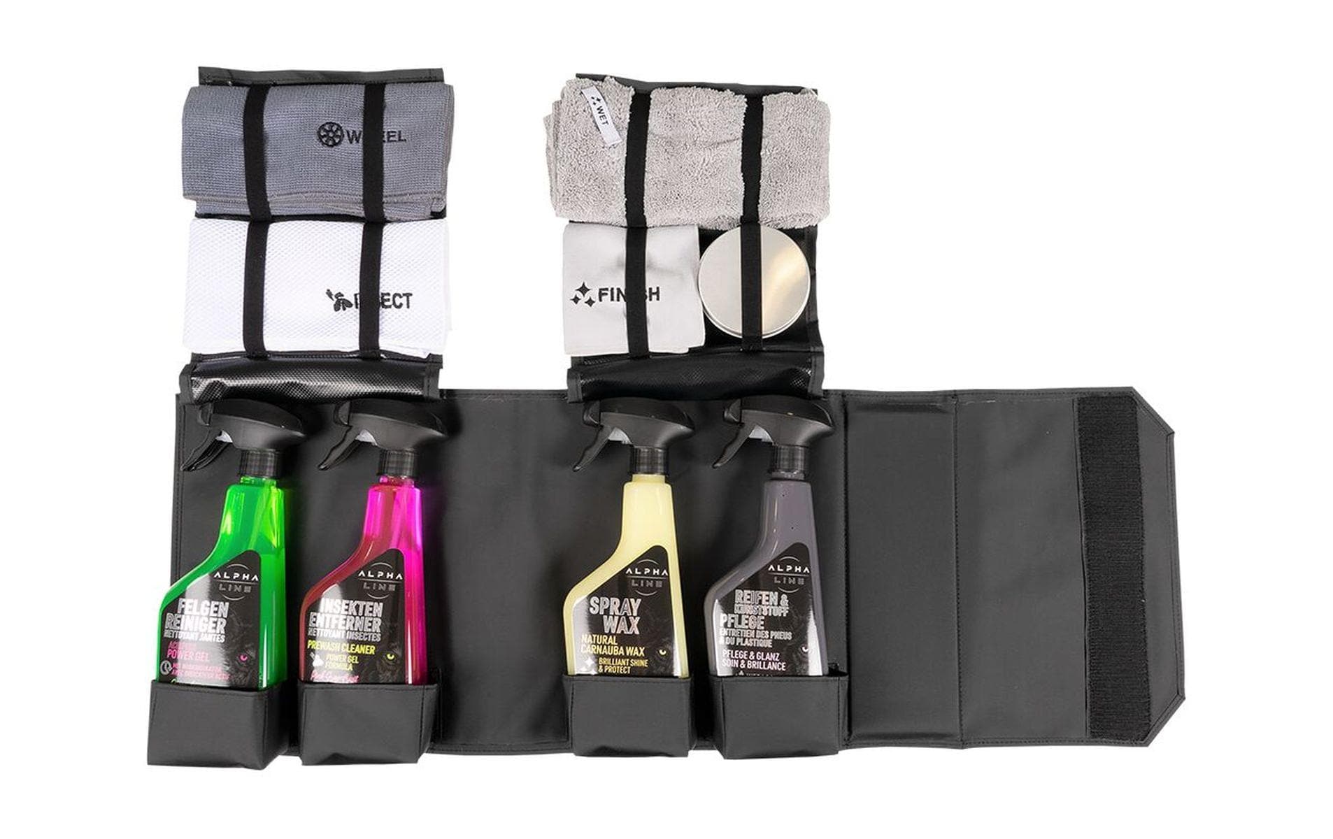 Alpha Line Car Care Set in Tasche 9-teilig Alpha Line Car Care Set in Tasche 9-teilig