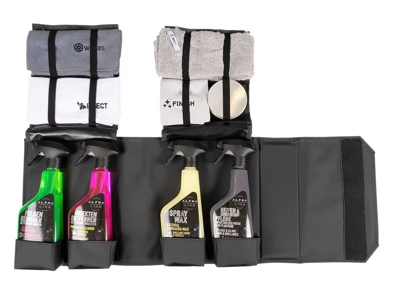 Alpha Line Car Care Set in Tasche 9-teilig Alpha Line Car Care Set in Tasche 9-teilig