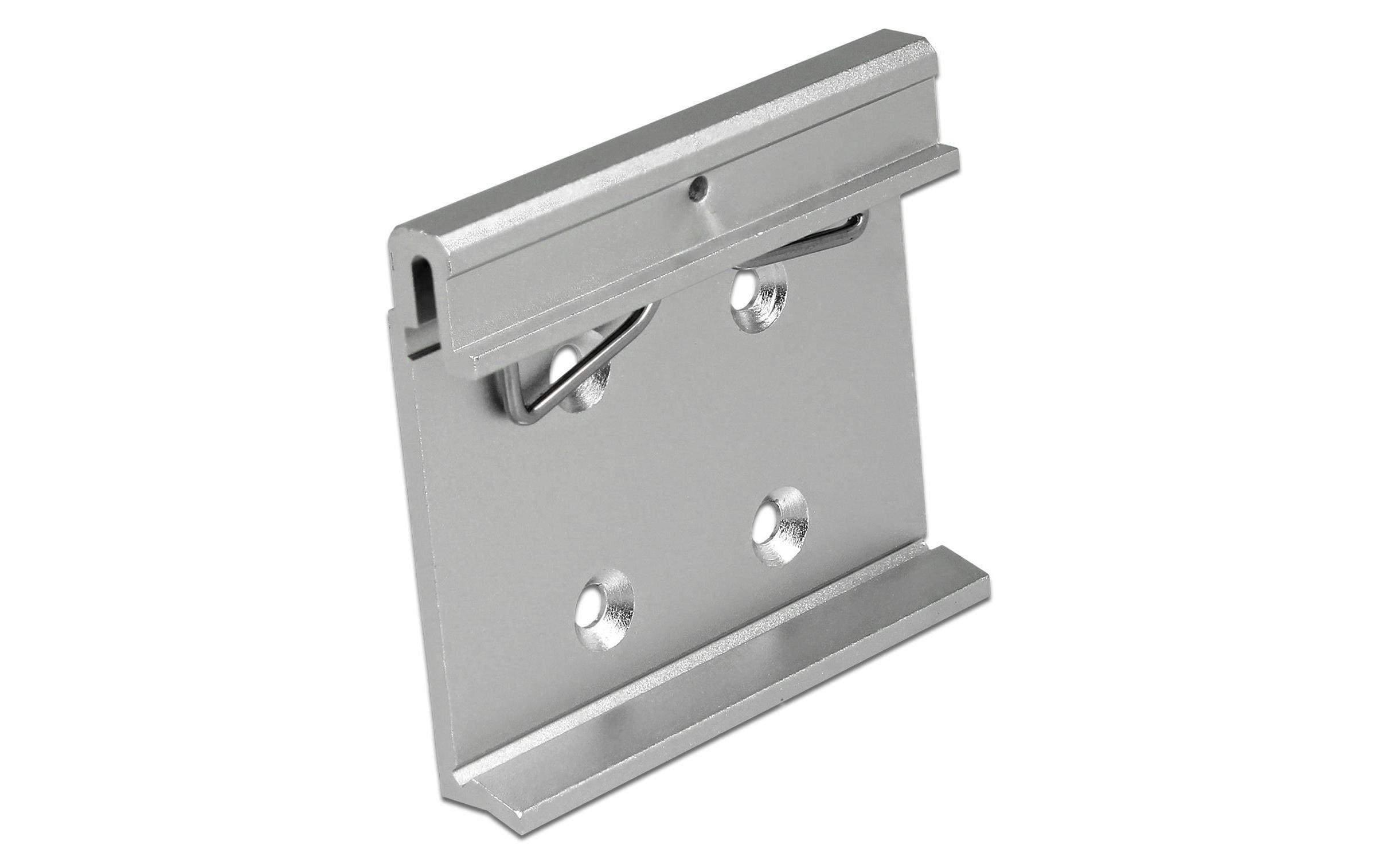 Delock Montageset Aluminium Clip 54 mm für Hutschiene Delock Montageset Aluminium Clip 54 mm für Hutschiene