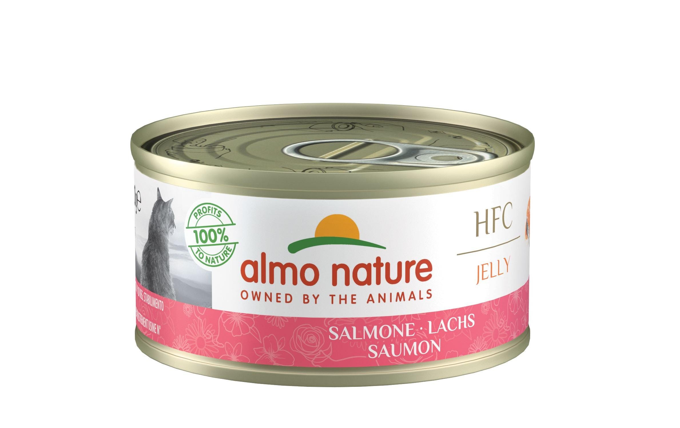 Almo Nature Nassfutter HFC Jelly Cat Lachs 70 g Almo Nature Nassfutter HFC Jelly Cat Lachs 70 g