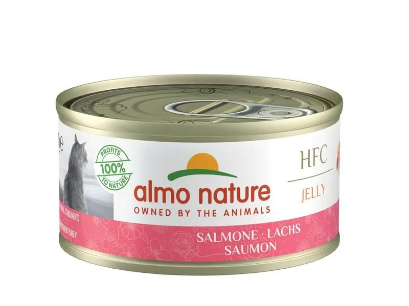 Almo Nature Nassfutter HFC Jelly Cat Lachs 70 g Almo Nature Nassfutter HFC Jelly Cat Lachs 70 g
