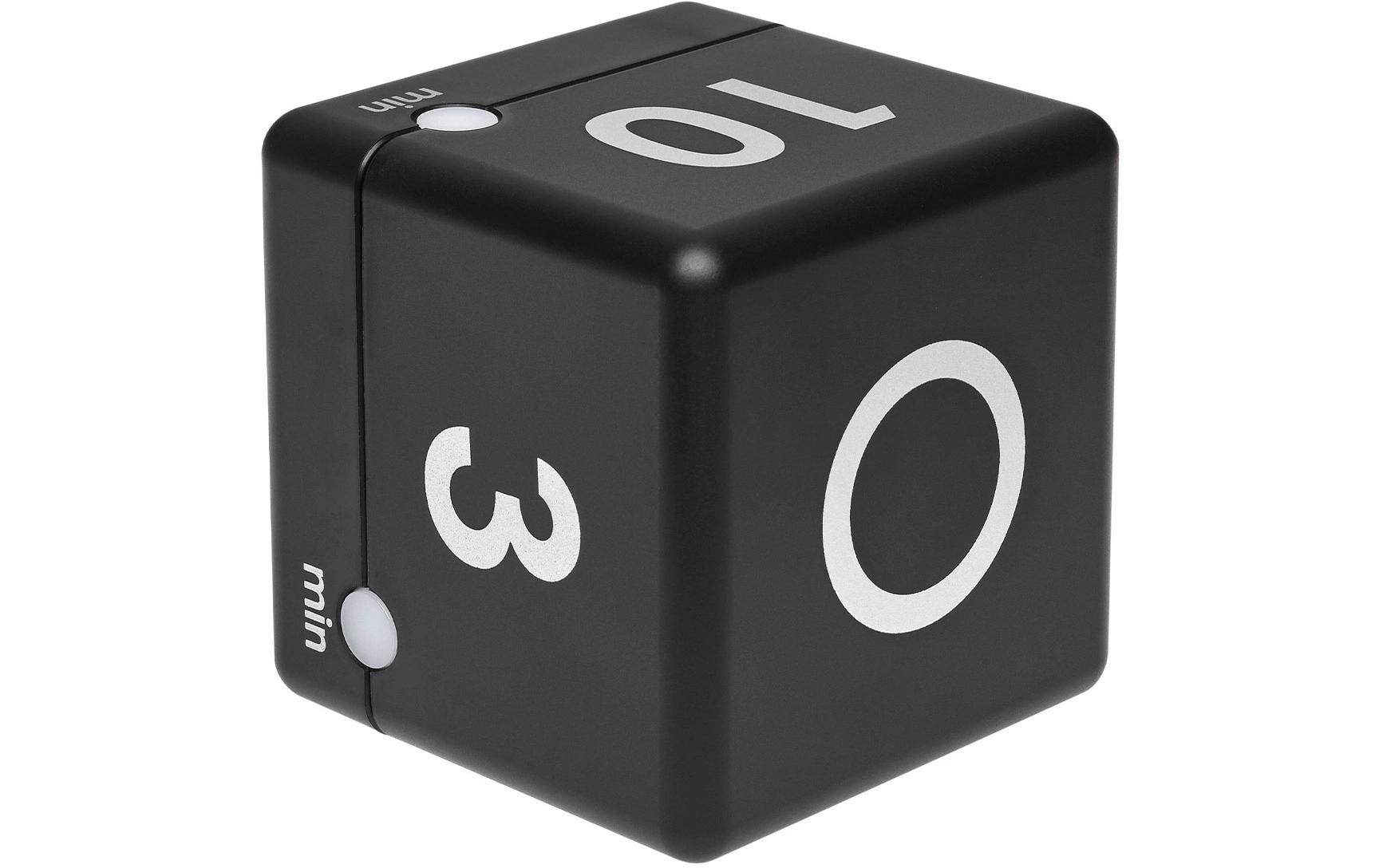 TFA Dostmann Küchentimer Cube Schwarz