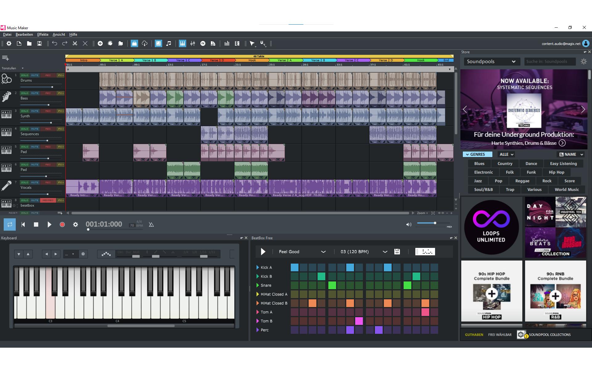 Magix Magix Music Maker Plus Ed. 2022 Box, Vollversion, WIN, D/F/I