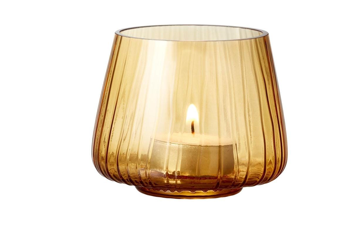 Bitz Windlicht Kusintha 2 Stück, Amber