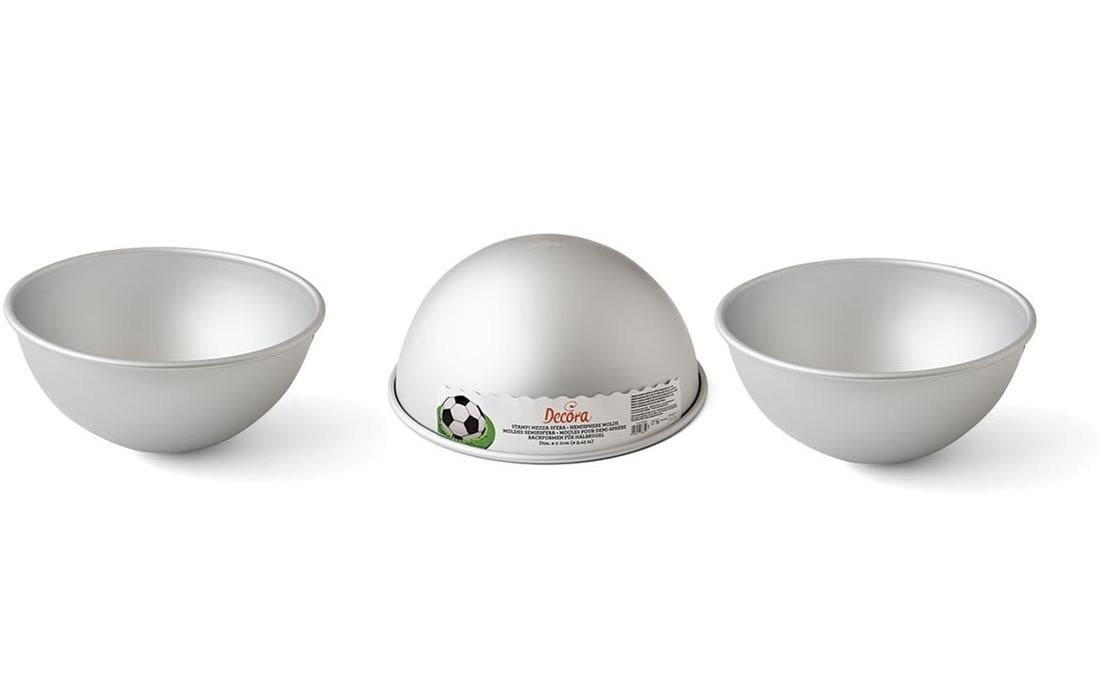 Decora Motiv-Backform Halbkugel, Ø 10 cm, 3 Stück