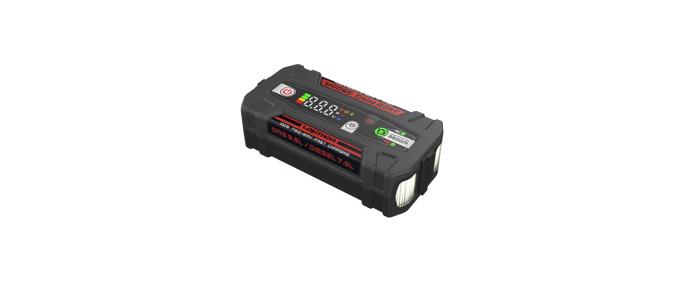 Lokithor Starterbatterie LiPO 12 V 88.8 Wh