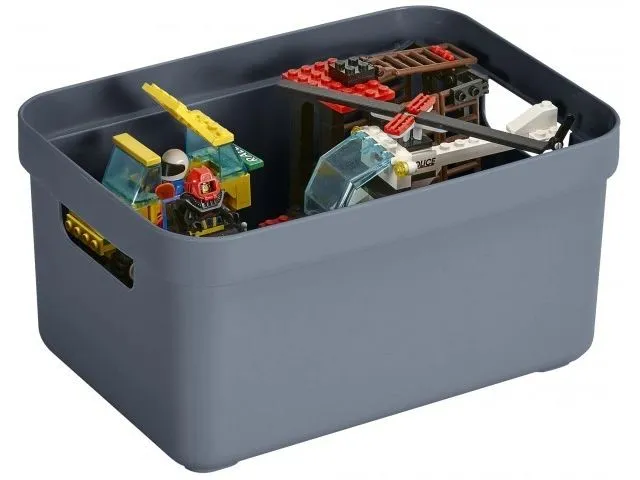 Sigma Home Aufbewahrungsbox 5 Liter Dunkelblau