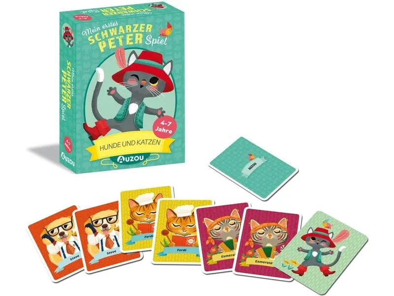 HUCH! Kartenspiel Schwarzer Peter Hunde und Katzen HUCH! Kartenspiel Schwarzer Peter Hunde und Katzen