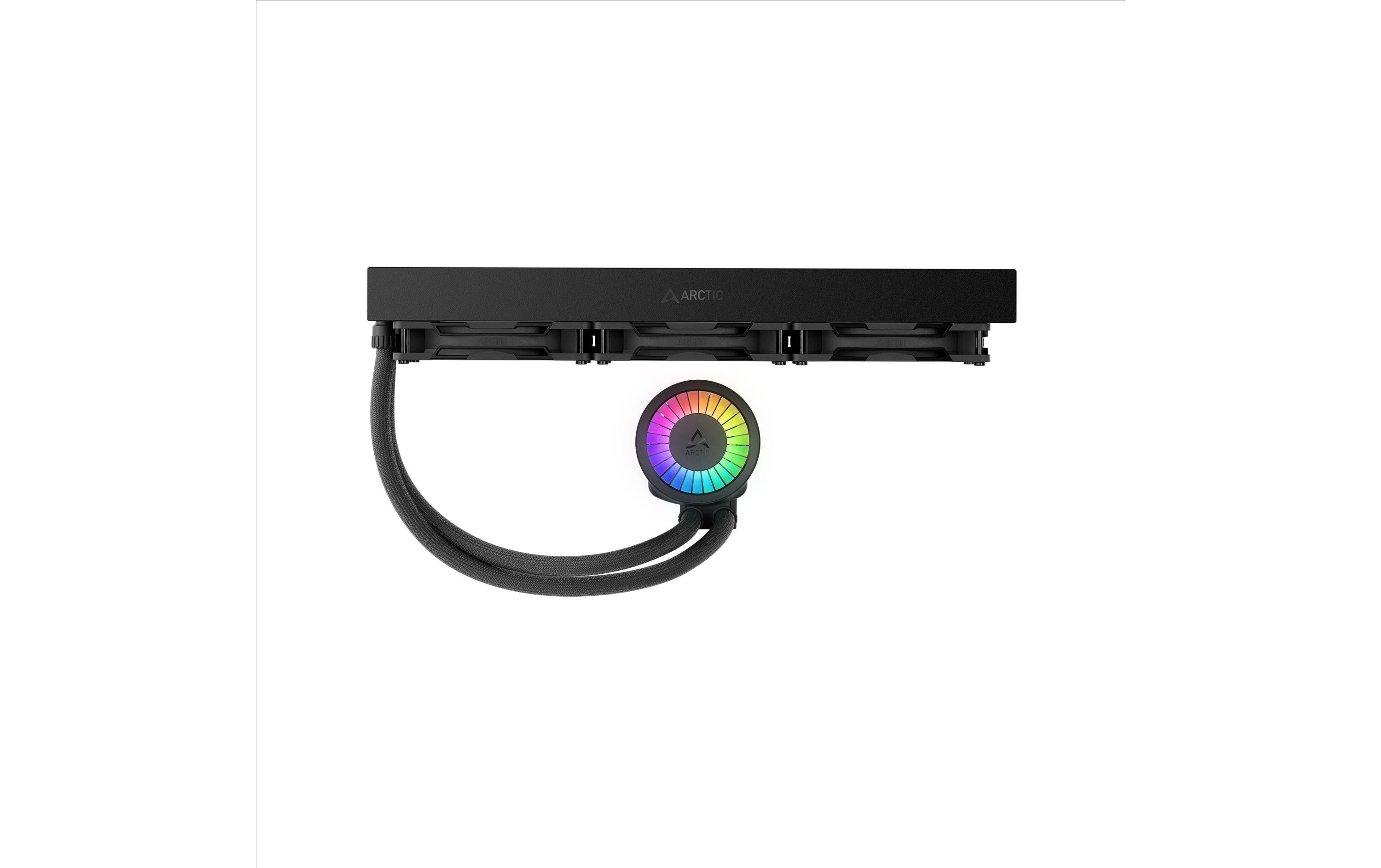 Arctic Cooling Wasserkühlung Liquid Freezer III Pro 420 A-RGB Schwarz