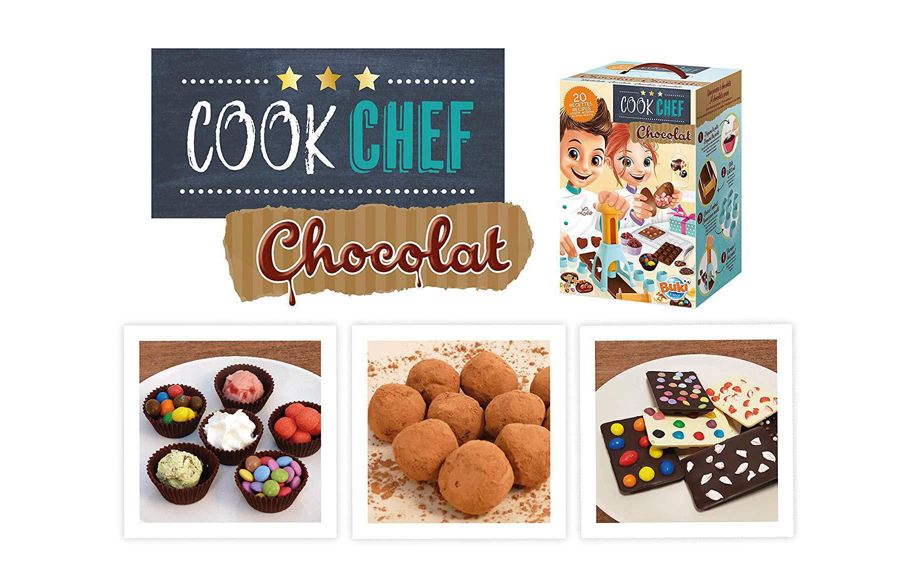 Buki Backformen-Set Cook Chef Schokolade