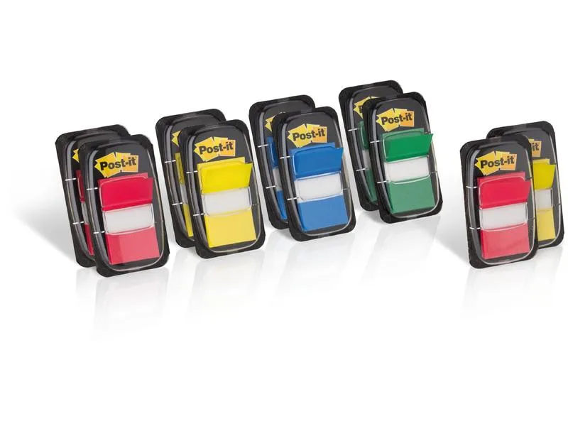 Post-it Notizzettel 3M, 25.4 x 43.2 mm, 10+2 Spender, mehrfarbig Post-it Notizzettel 3M, 25.4 x 43.2 mm, 10+2 Spender, mehrfarbig