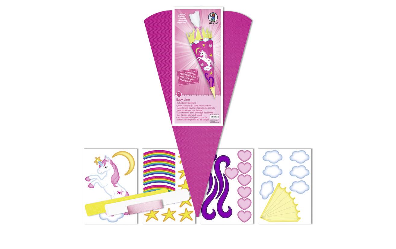 URSUS Schultüte Bastelset 68 x 20 cm Einhorn URSUS Schultüte Bastelset 68 x 20 cm Einhorn