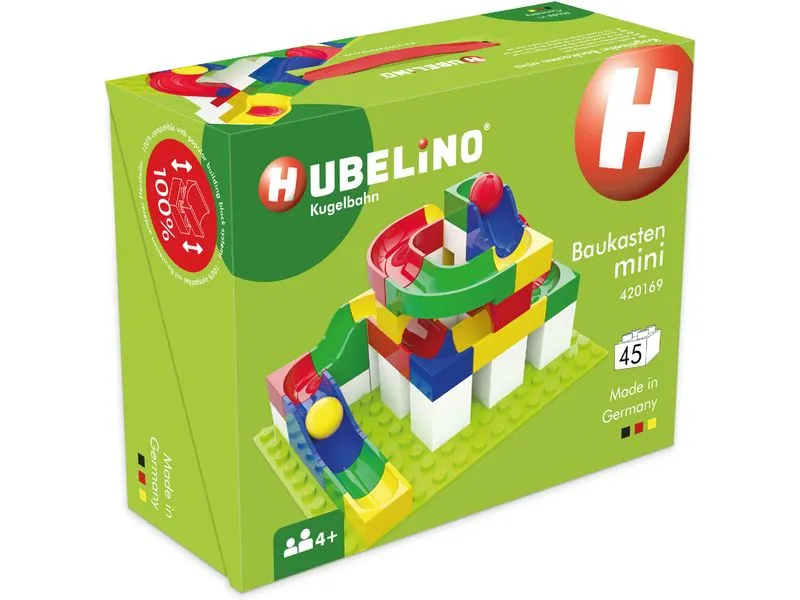 Hubelino Kugelbahn Baukasten Mini 45 Teile