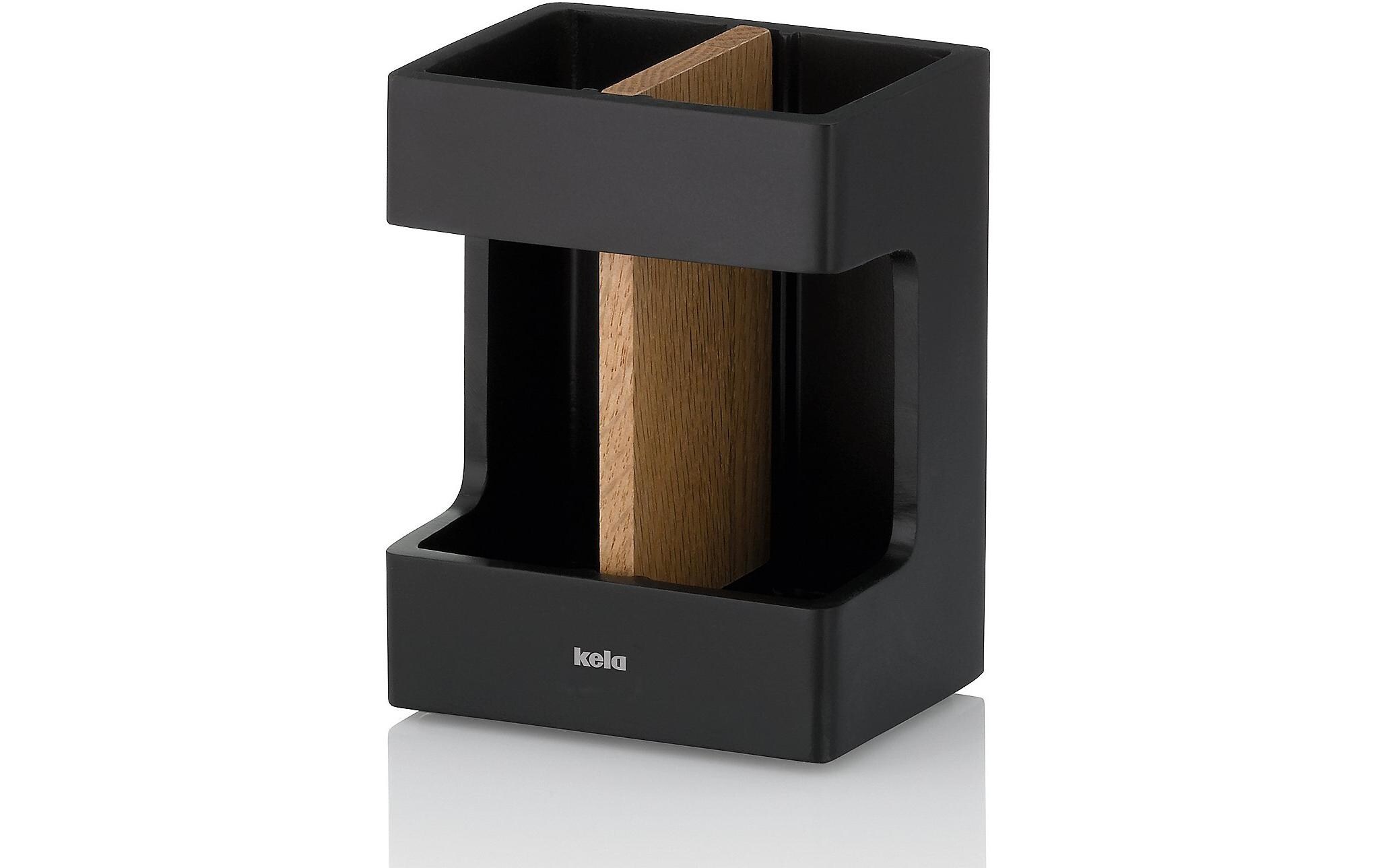 Kela Zahnputzbecher Cube Schwarz Kela Zahnputzbecher Cube Schwarz