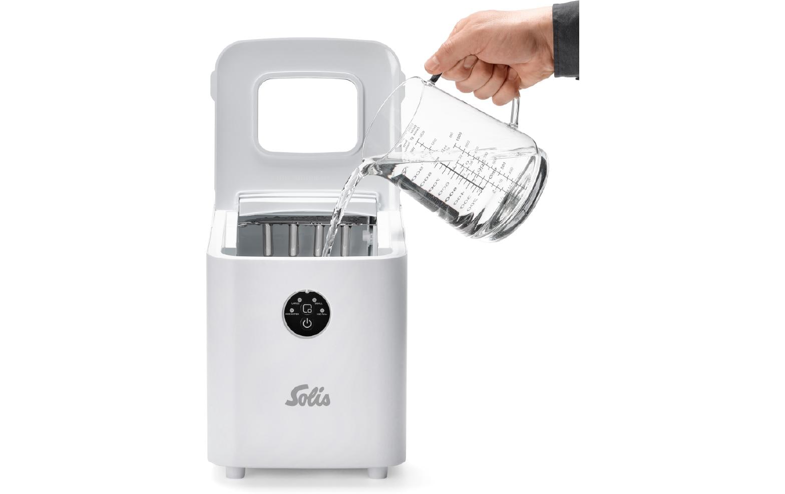 Solis Eiswürfelmaschine Ice Cube Express 12 kg/24h, Weiss