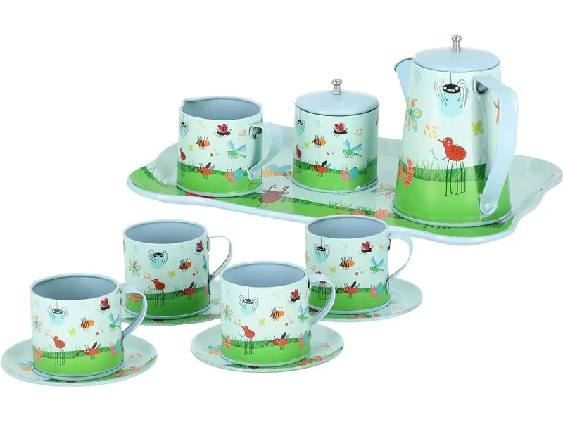 Esschert Design Küchen-Set mit Matsch Kaffee Eisen Esschert Design Küchen-Set mit Matsch Kaffee Eisen