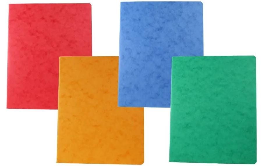 Büroline Notizheft Kariert, mit Rand, 48 Blatt Assortiert