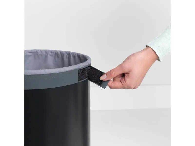 Brabantia Wäschesammler mit Korkdeckel, 35 Liter, Schwarz Brabantia Wäschesammler mit Korkdeckel, 35 Liter, Schwarz