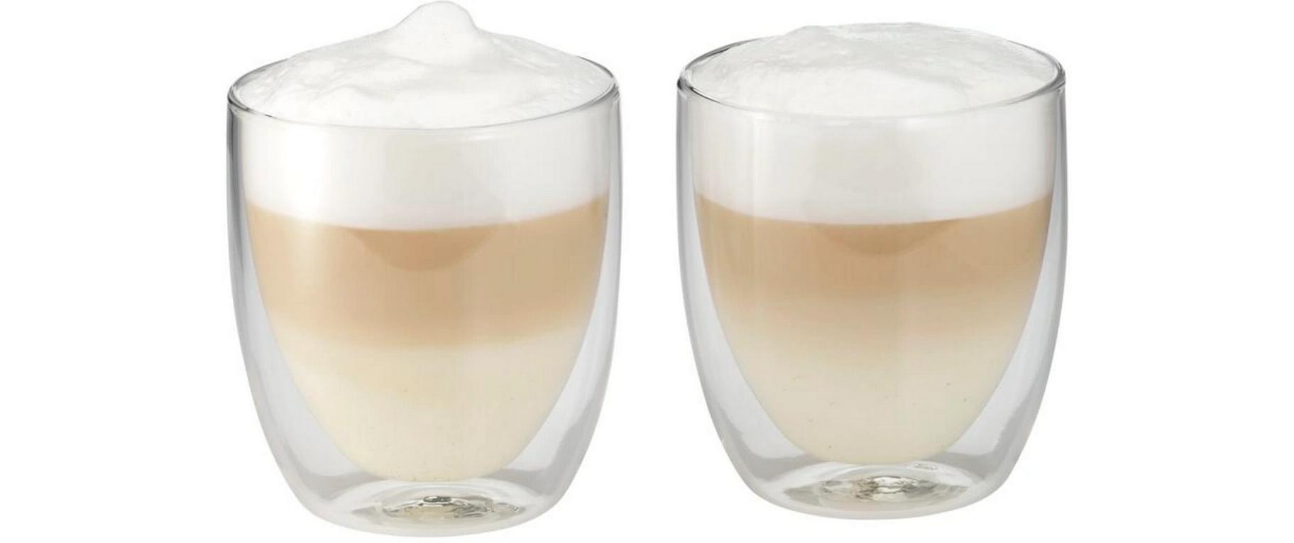 WMF Cappuccinotasse Kult 250 ml, 2 Stück, Transparent
