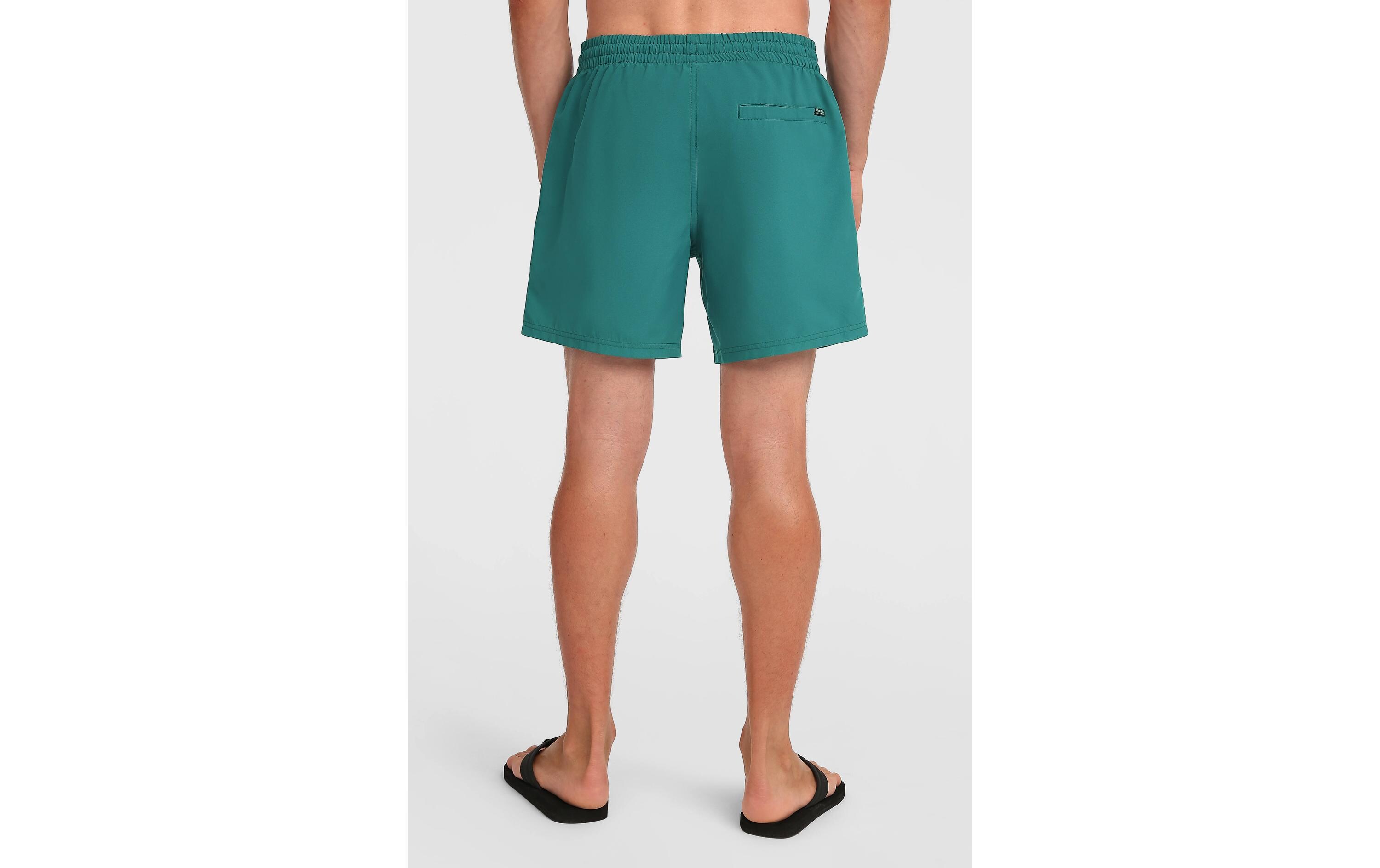 O'NEILL LOGO 16 SWIMSHORTS Gr. M, Weiss/Dunkelgrün/Jade