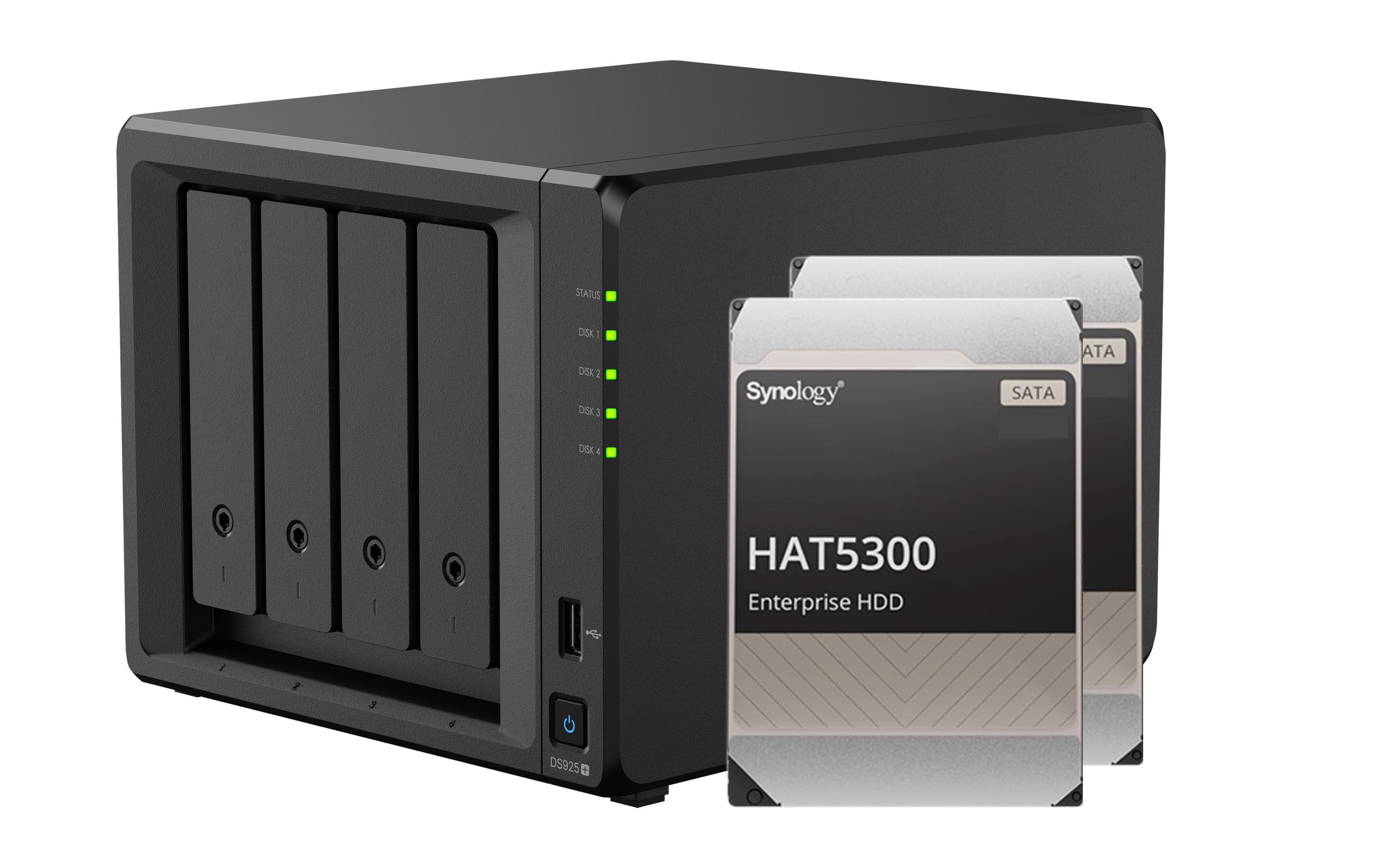 Synology NAS Diskstation DS925+ 4-bay Synology Enterprise HDD 8 TB