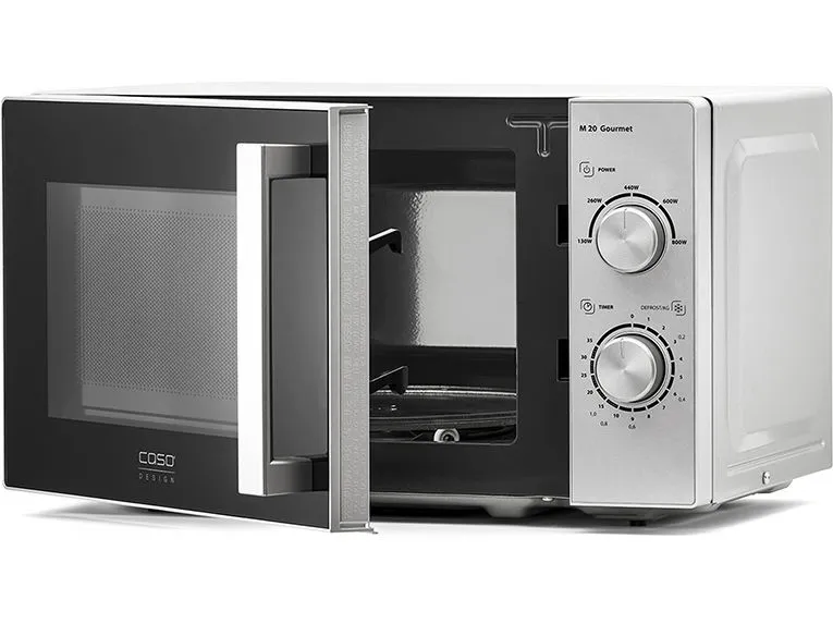 Caso Mikrowelle M20 Gourmet Schwarz/Silber Caso Mikrowelle M20 Gourmet Schwarz/Silber