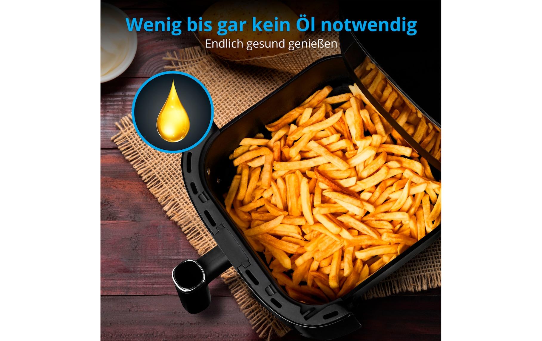 Medion Heissluft-Fritteuse MD 11780 5 l, Schwarz