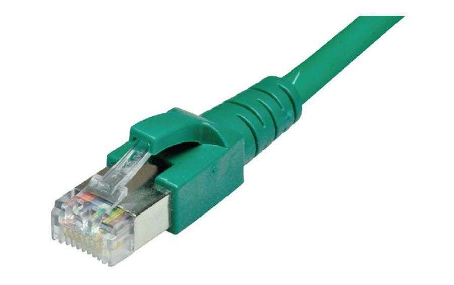 Dätwyler IT Infra Patchkabel Cat 6A, S/FTP, 2.5 m, Grün