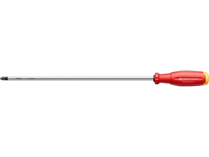 PB Swiss Tools PH-Kreuzschraubenzieher SwissGrip Evo PB 38190.2-300 Rot PB Swiss Tools PH-Kreuzschraubenzieher SwissGrip Evo PB 38190.2-300 Rot