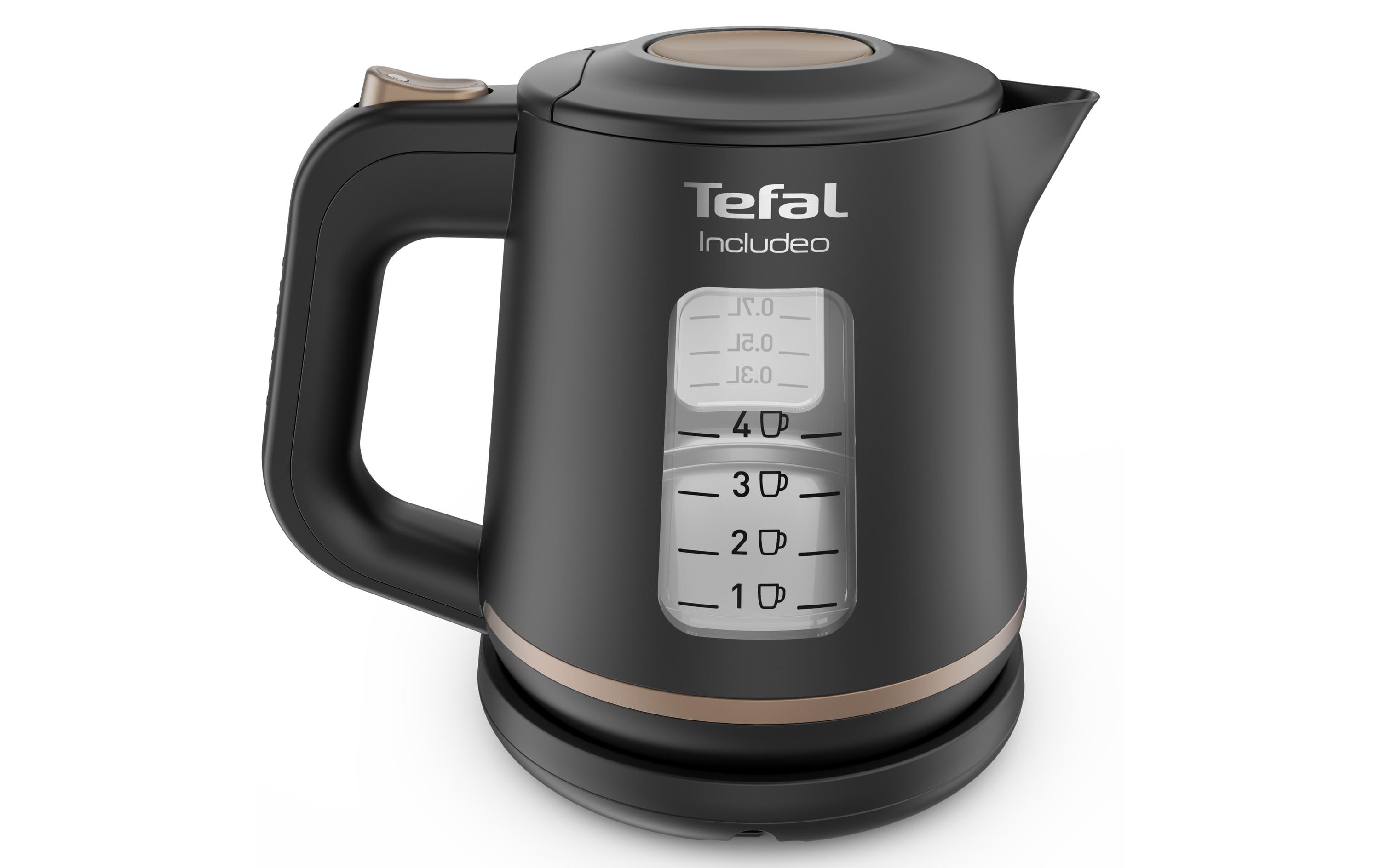 Tefal Wasserkocher Includeo KI5338 1 l, Schwarz Tefal Wasserkocher Includeo KI5338 1 l, Schwarz