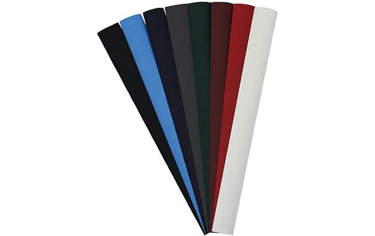 Büromaterial Einbanddeckel LX Strips Fastback 0 g/m², 100 Stück, Weiss