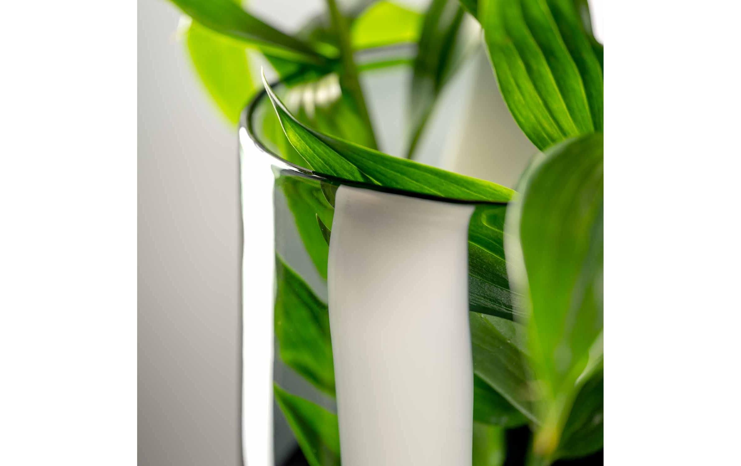 Leonardo Vase Banda Nera 40 cm, Schwarz