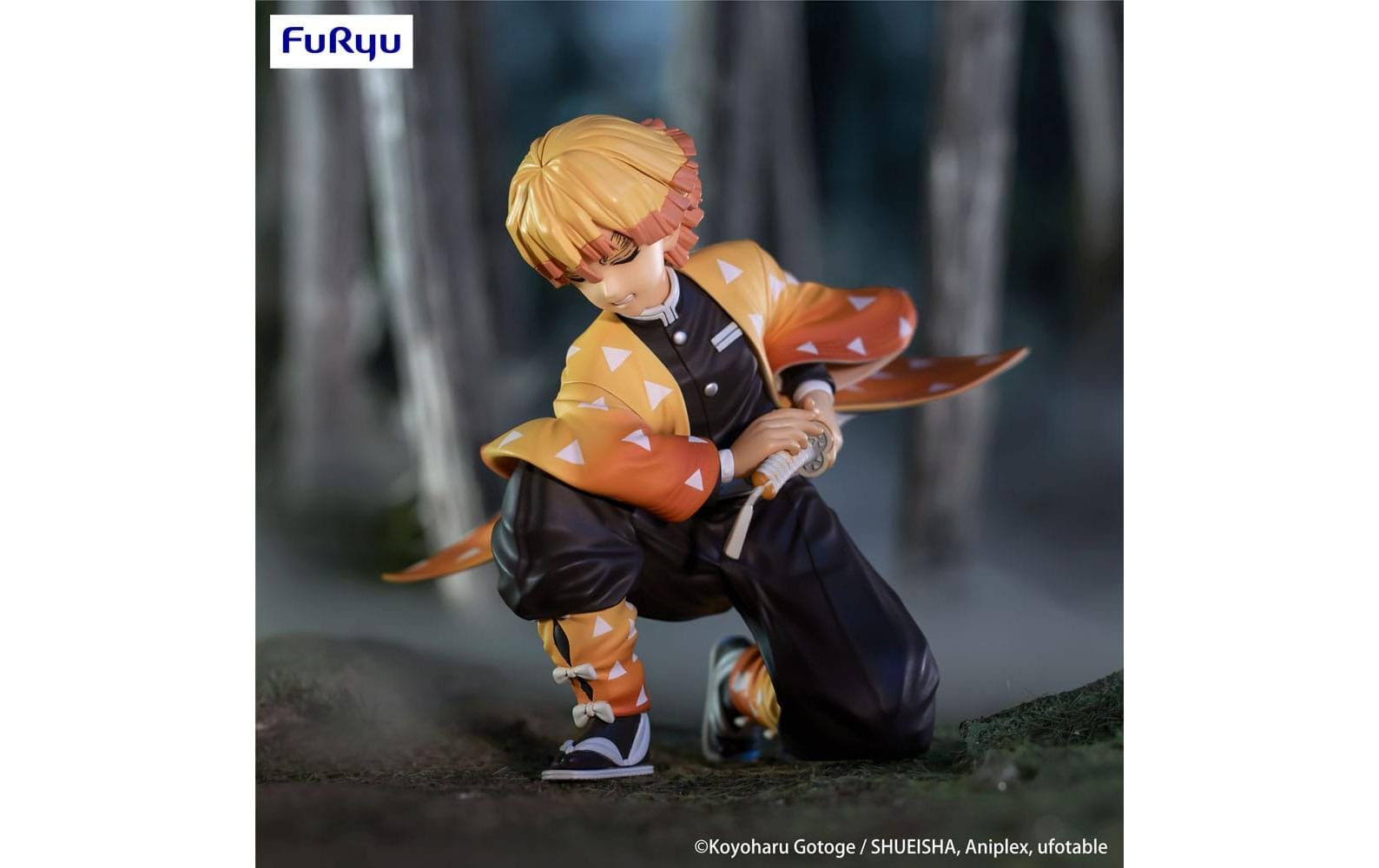 FuRyuu Figur Noodle Stopper Demon Slayer Zenitsu Agatsuma FuRyuu Figur Noodle Stopper Demon Slayer Zenitsu Agatsuma