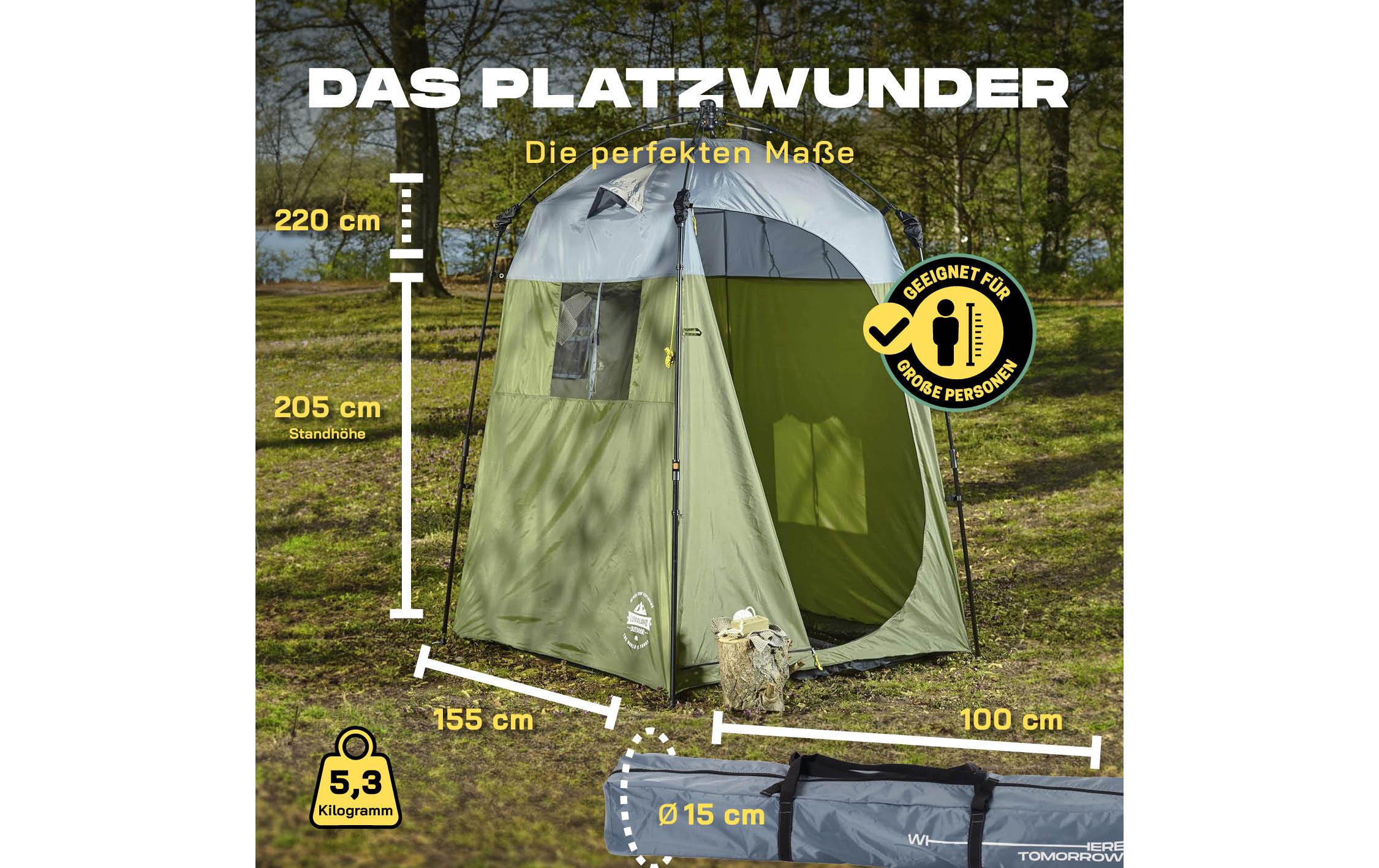 Where tomorrow Duschzelt Pop Up – Grün Where tomorrow Duschzelt Pop Up – Grün