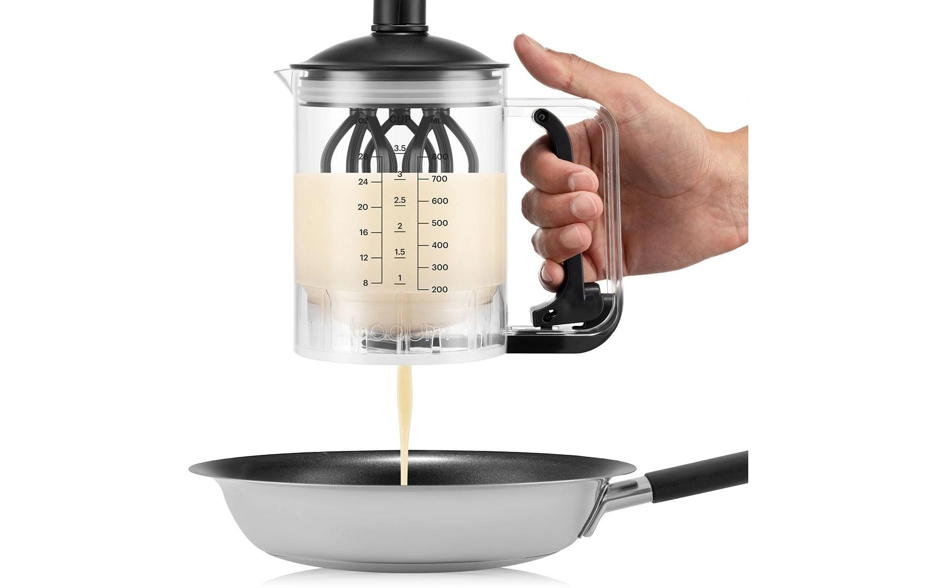 Bodum Pfannkuchenmixer Bistro Schwarz, 0.8 l