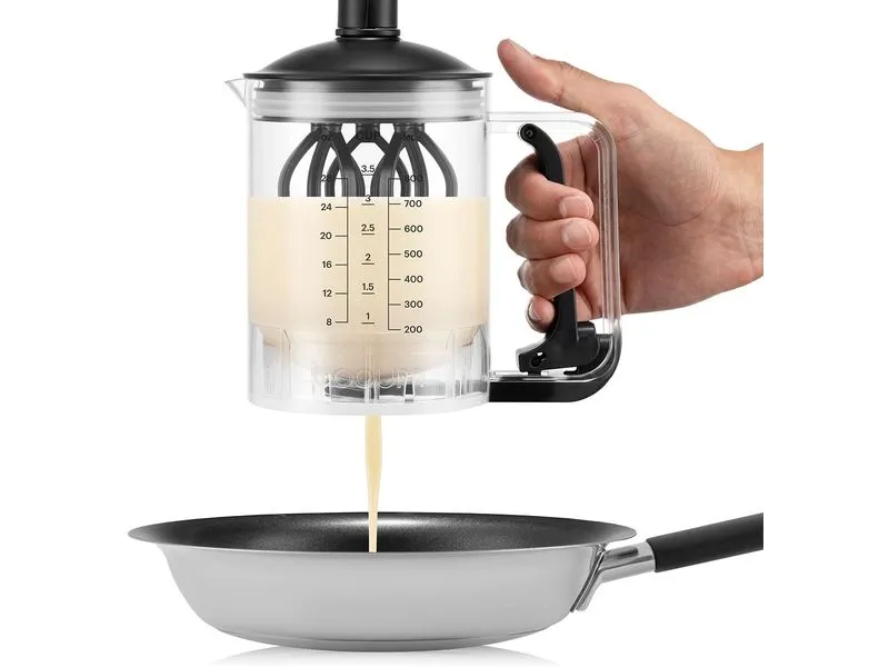 Bodum Pfannkuchenmixer Bistro Schwarz, 0.8 l