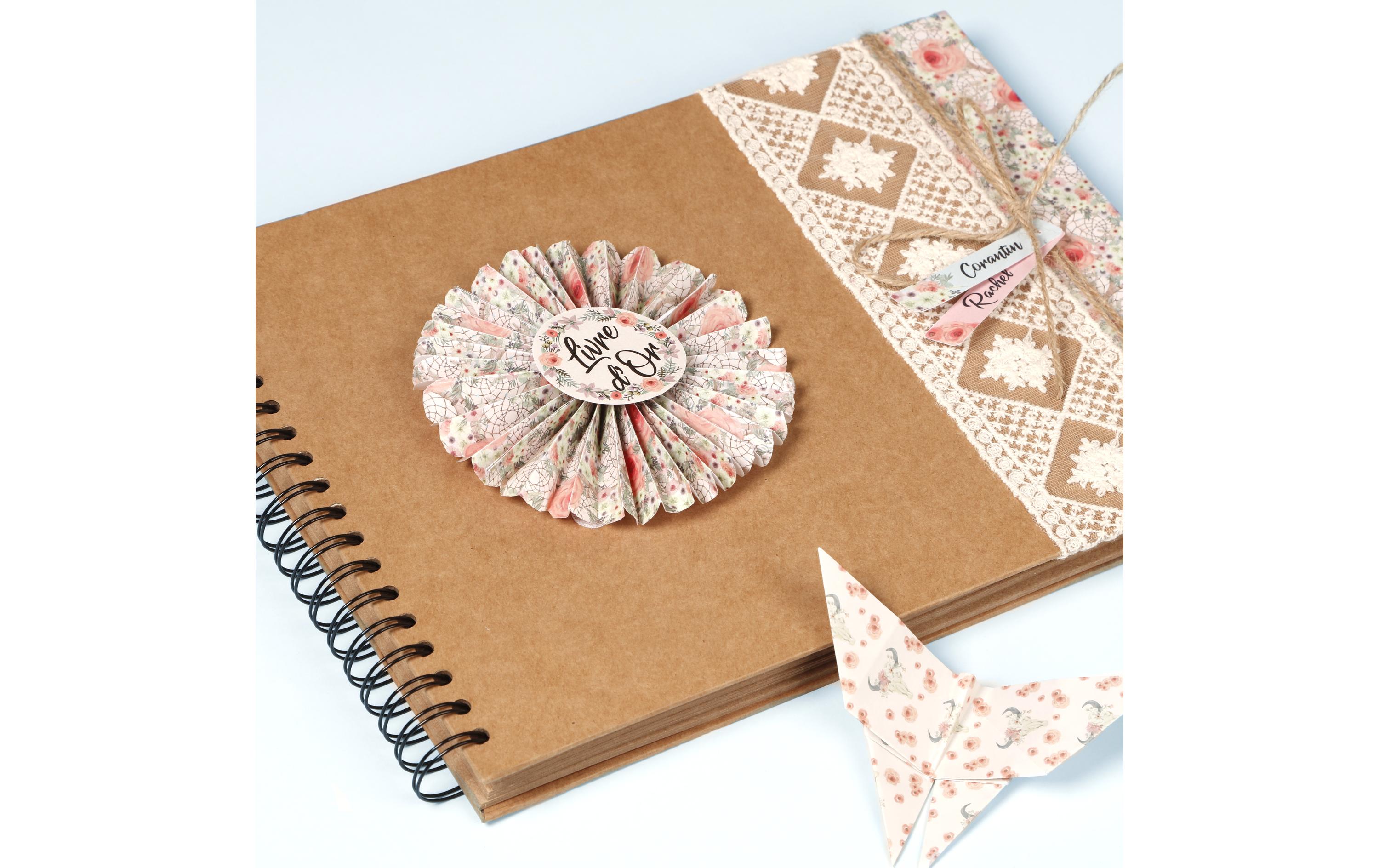 Clairefontaine Fotoalbum DIY 32 x 24 cm, Blanko, Braun Clairefontaine Fotoalbum DIY 32 x 24 cm, Blanko, Braun