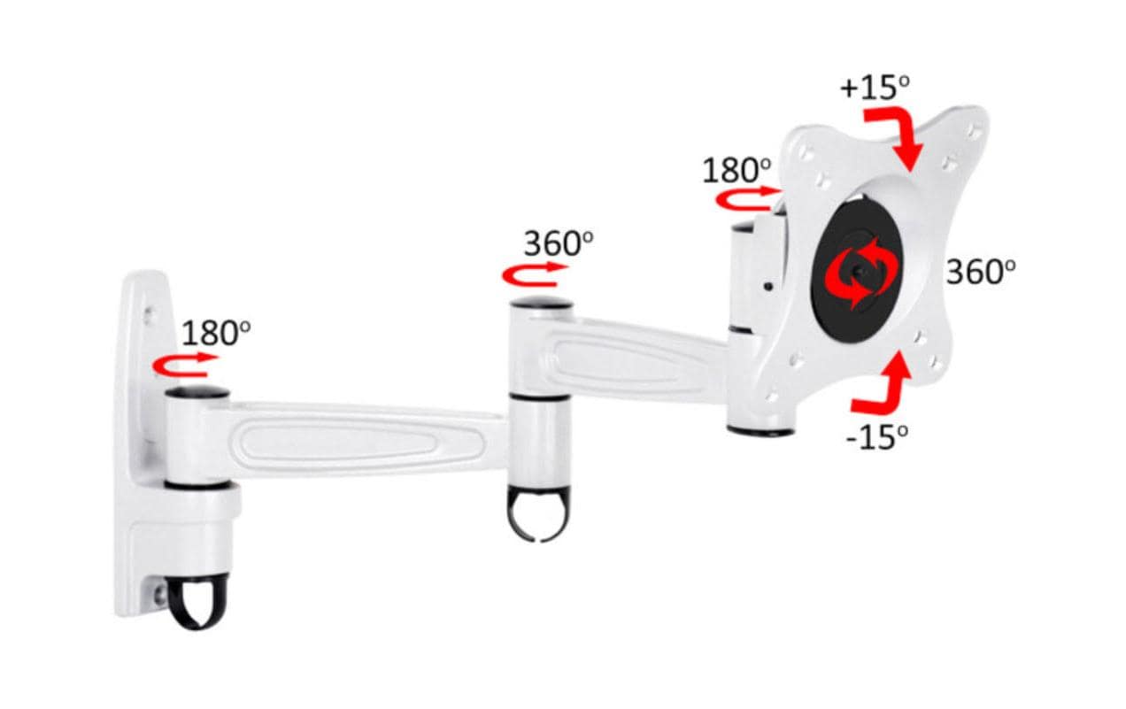 Multibrackets Wandhalterung Flexarm 360 III Weiss