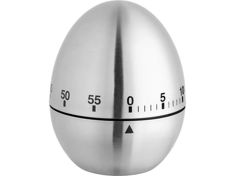 TFA Dostmann Küchentimer Ei Silber