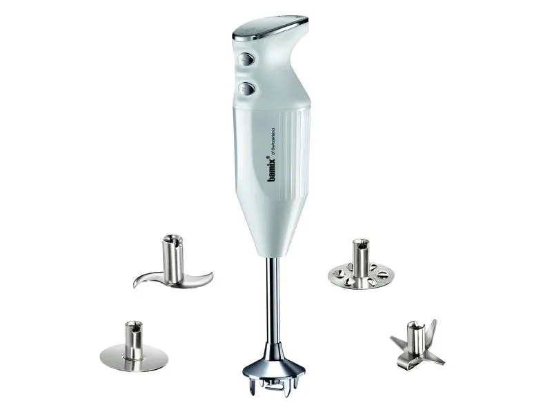 Bamix Stabmixer M350 Maxx Chrom/Weiss