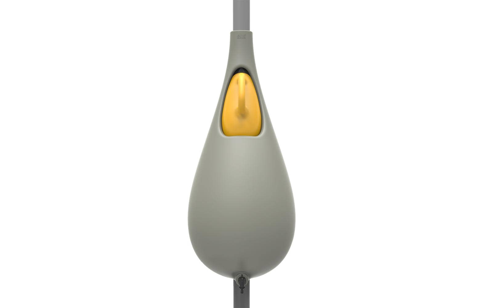 Elho Pure Raindrop 70 l Silber