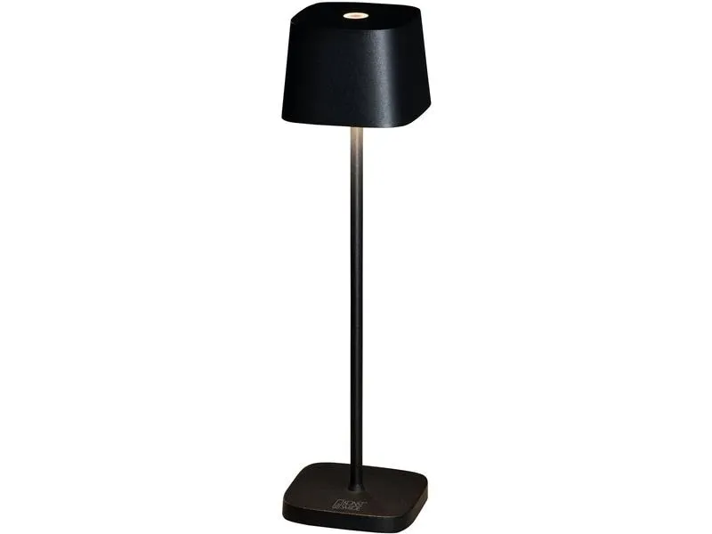 Konstsmide Akku-Tischleuchte Capri Mini USB, 2200-3000K, 2.2 W, Schwarz