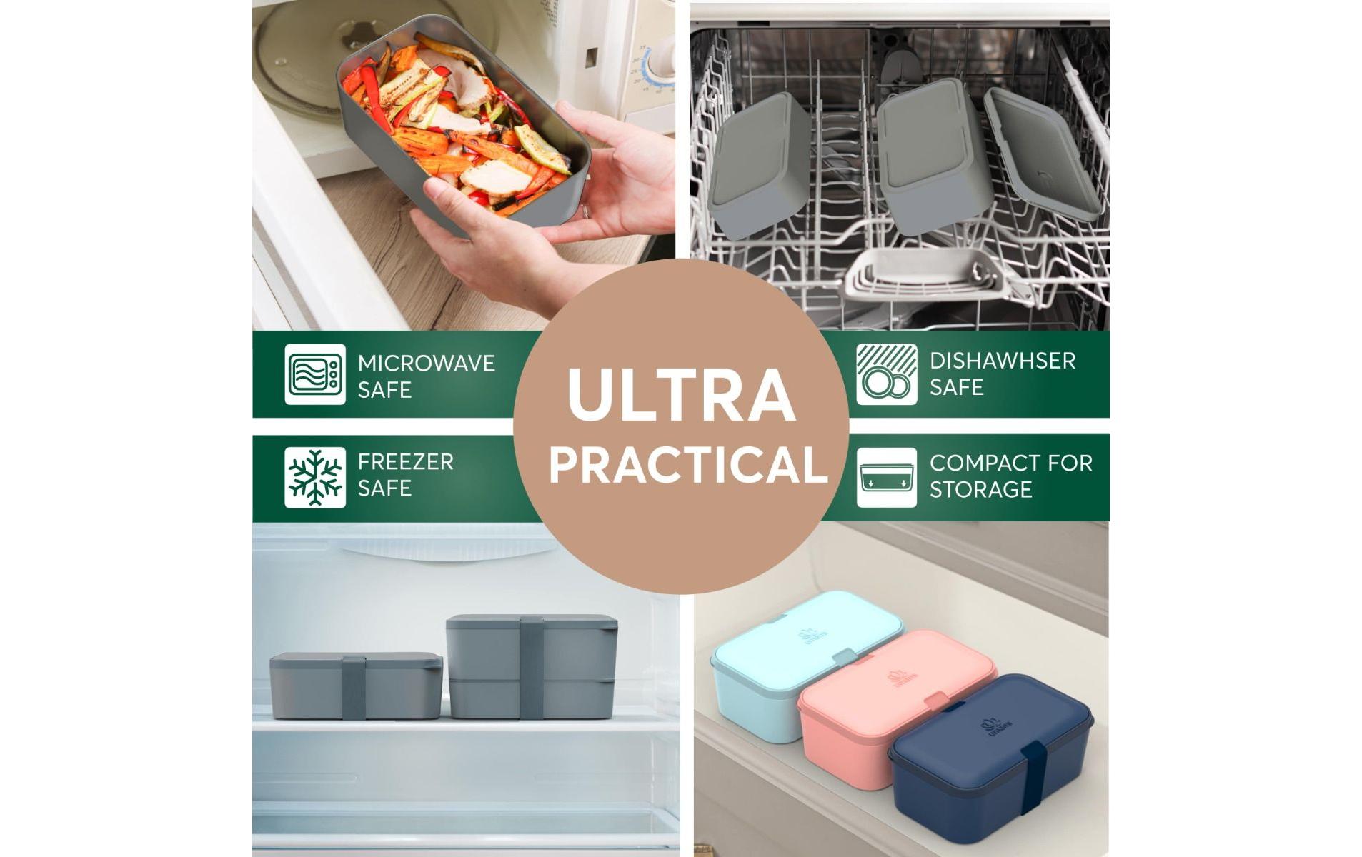 Umami Lunchbox Nestable L Carbon Gray