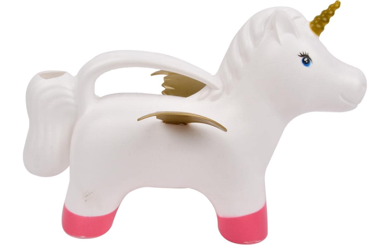 Esschert Design Giesskanne Einhorn 1.7 l, Gold; Rosa; Weiss
