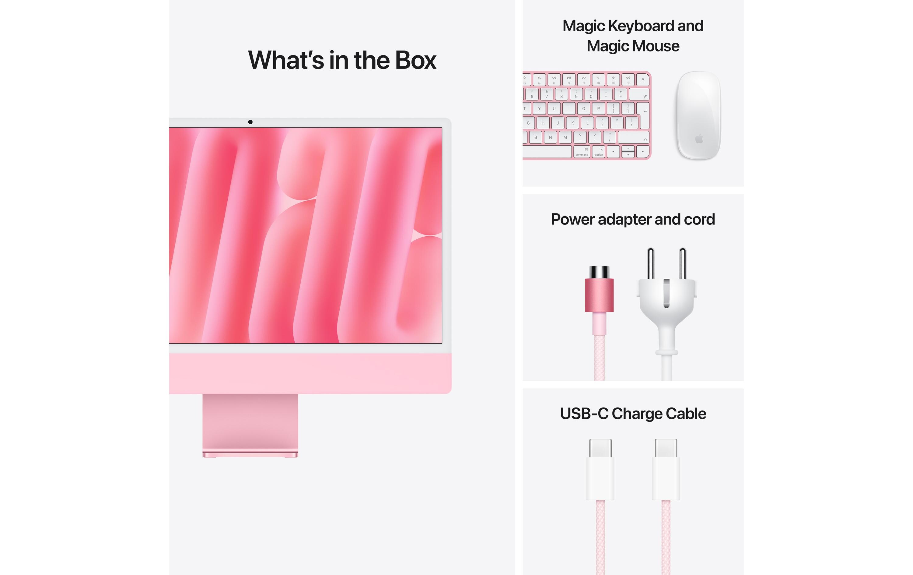 Apple iMac 24 M4 8C GPU / 256 GB / 16 GB Pink